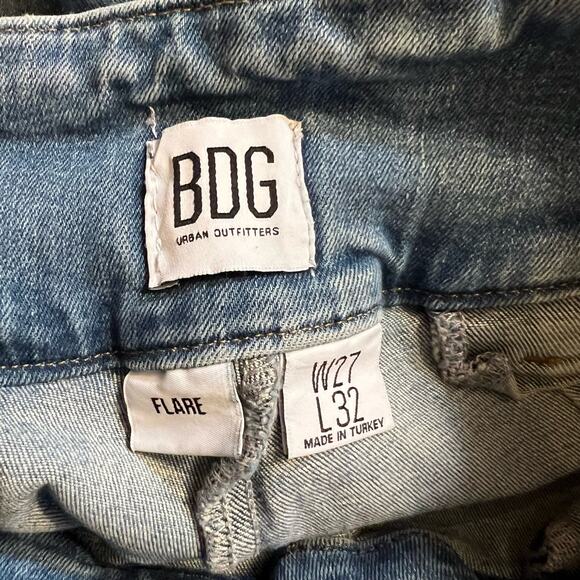 BDG Urban Outfitters Jeans Womens 27 X32 Blue Flare Mid Rise Denim - Picture 5 of 11